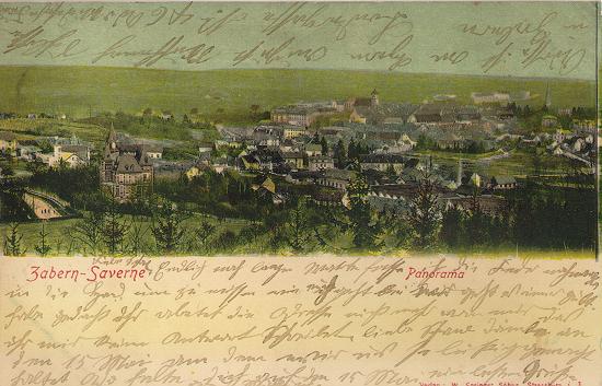 Vue de la monte du col