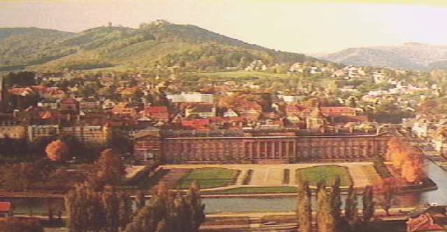 Saverne, aerial view of the Rohan Castle